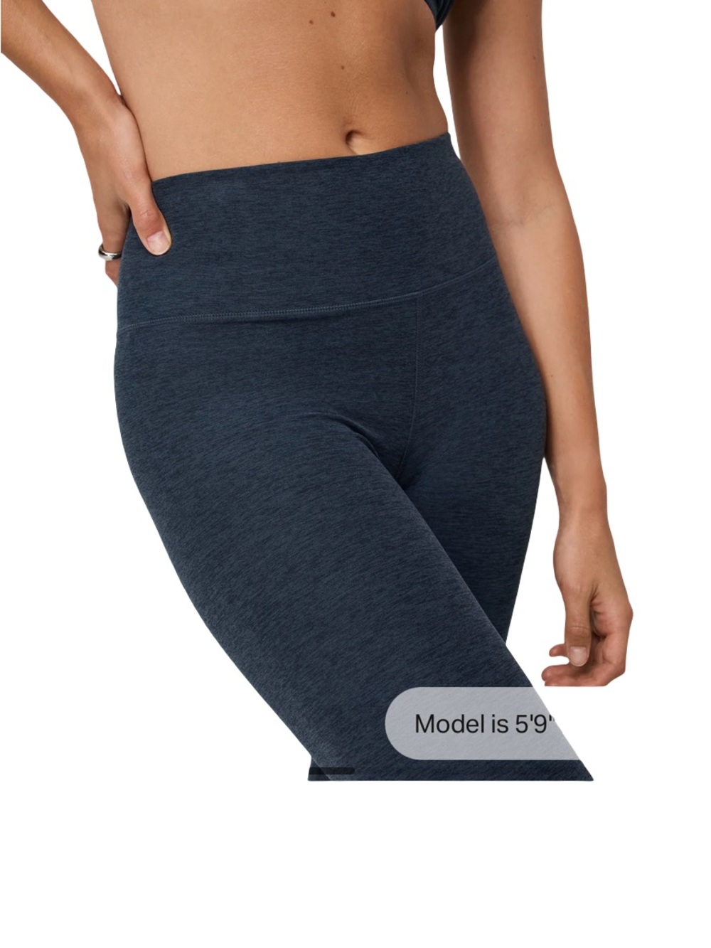 Vuori Midnight Heather High-Waist Performance Leggings